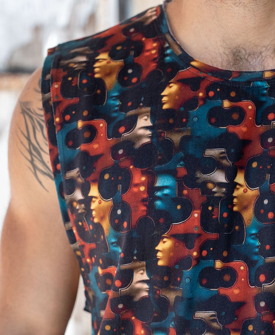 LSD Molecule tank top for man