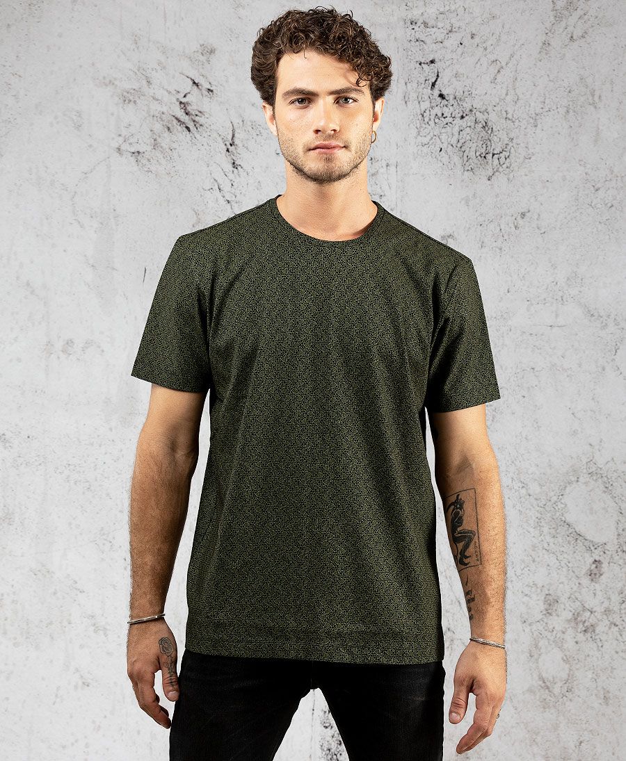 atom shirt for men black full print