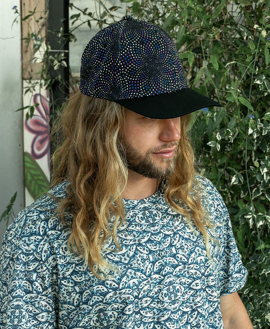 Mandala print hat baseball cap