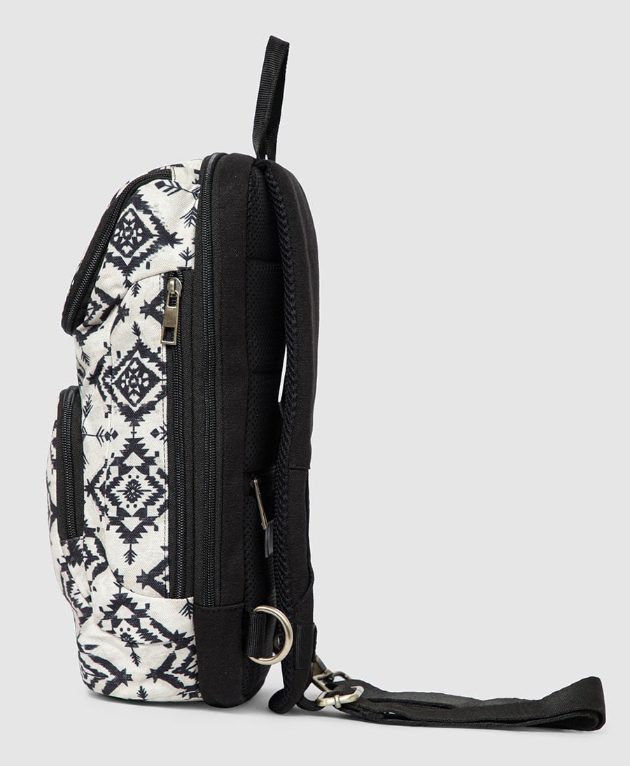 big tribal sling bag printed 