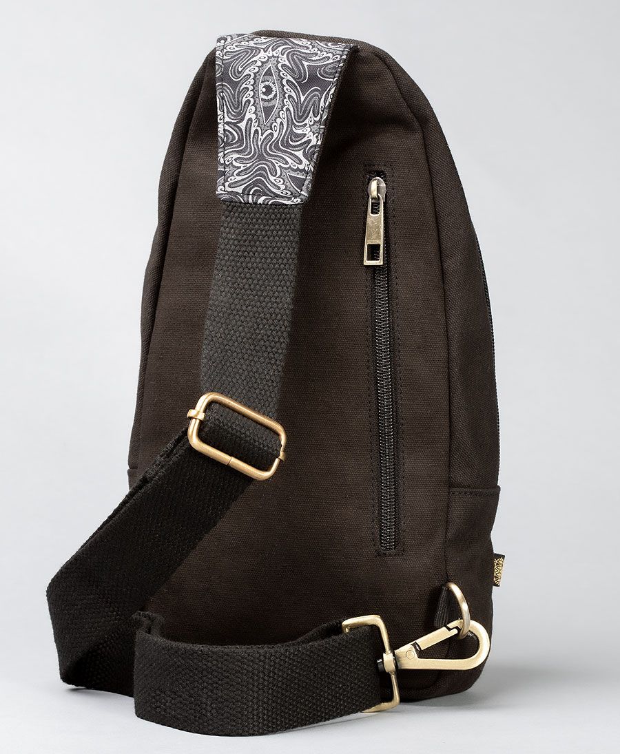 canvas sling bag  