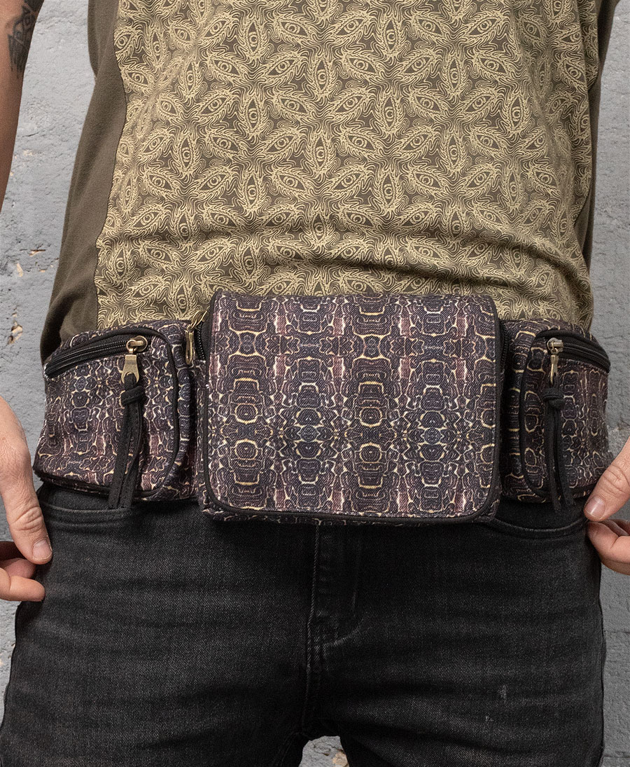 geometric pocket belt festival 