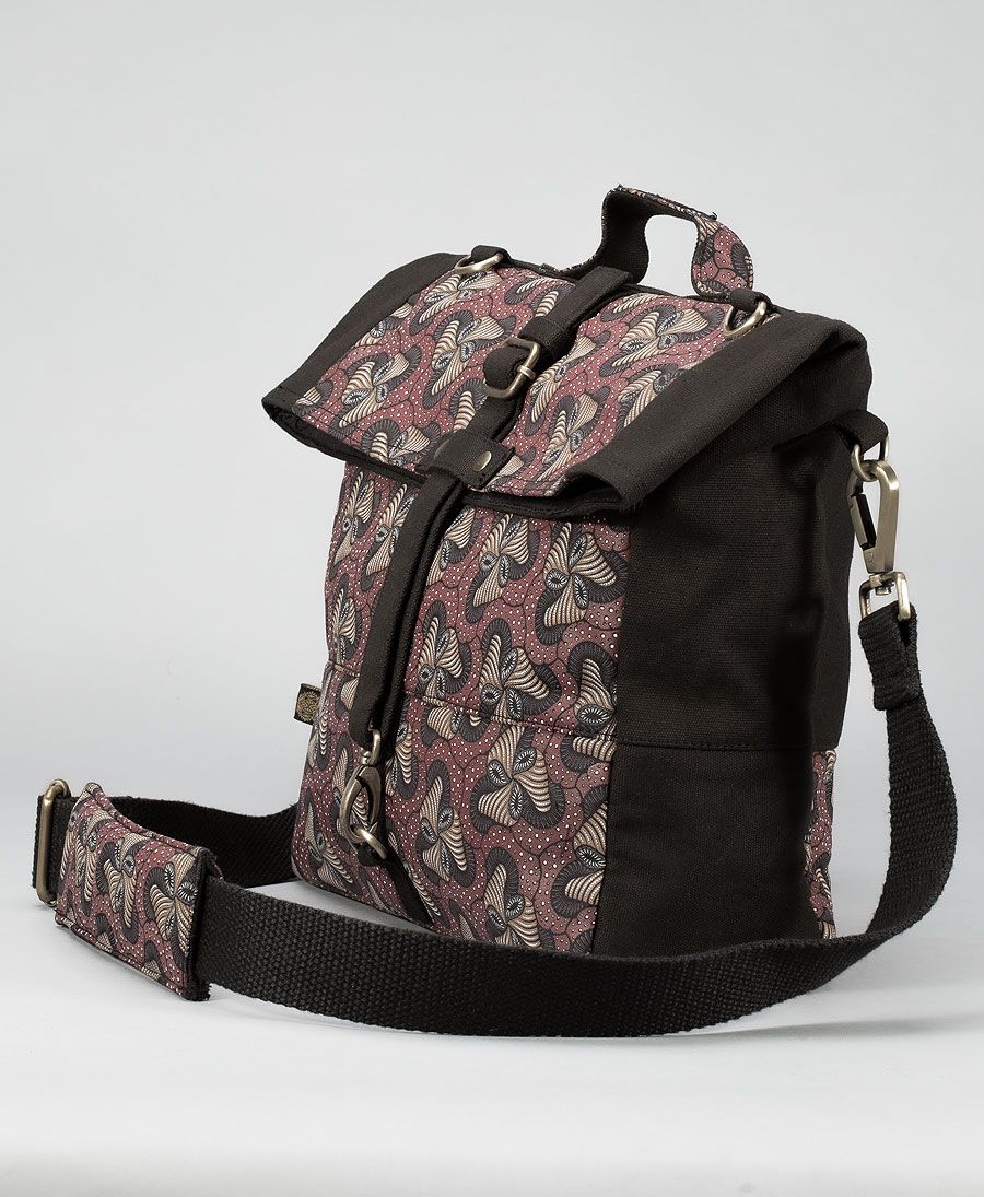 psychedelic t shirt laptop messenger bag