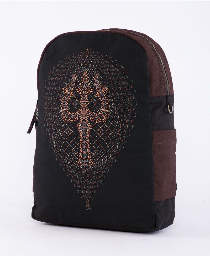 Trishula Backpack - Round - Brown