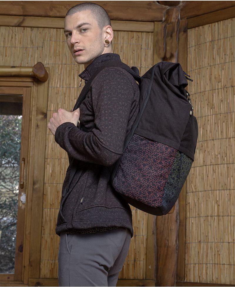 LSD Molecule Roll-Top Backpack 45L