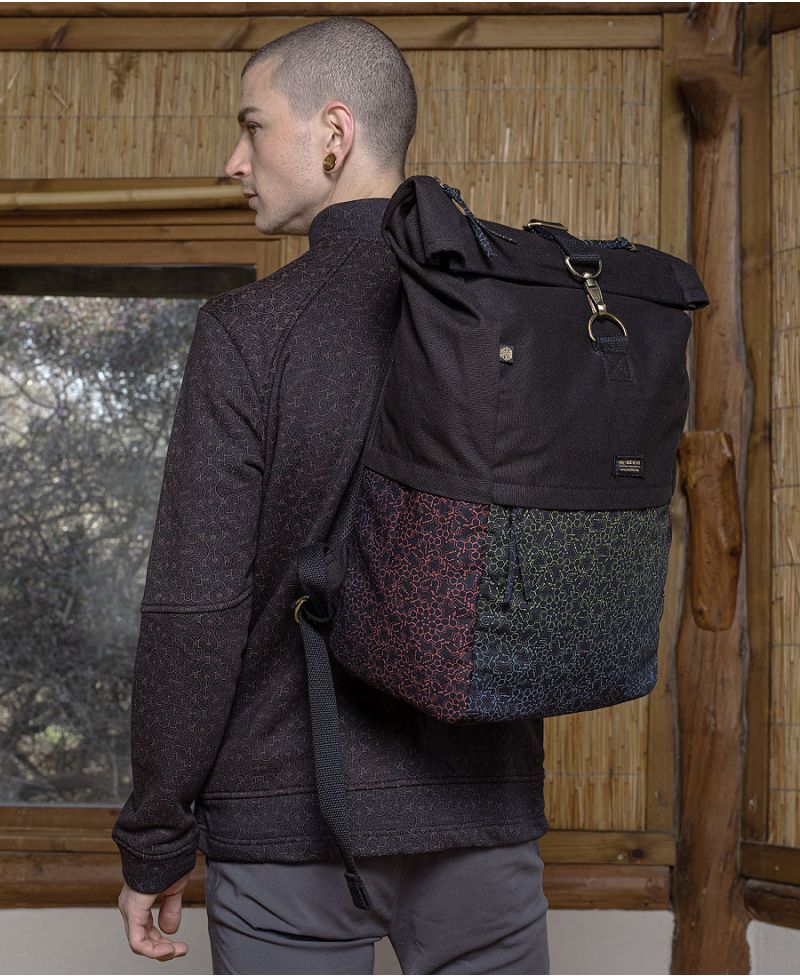 LSD Molecule Roll-Top Backpack 45L