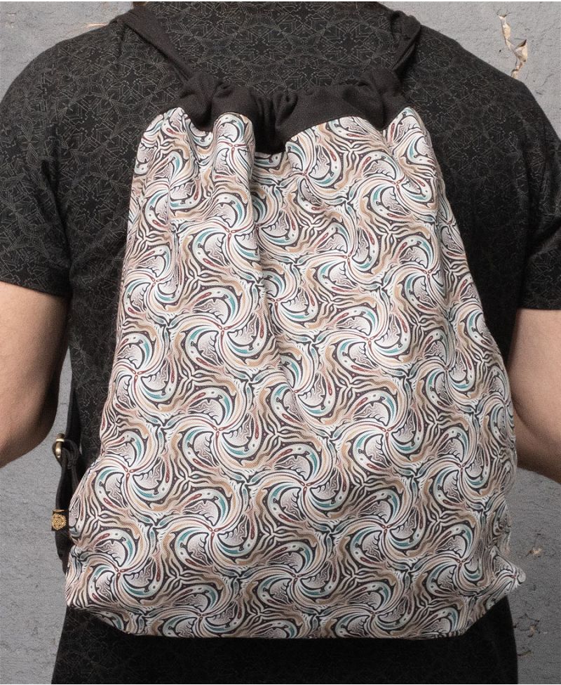 Twirly Drawstring Backpack