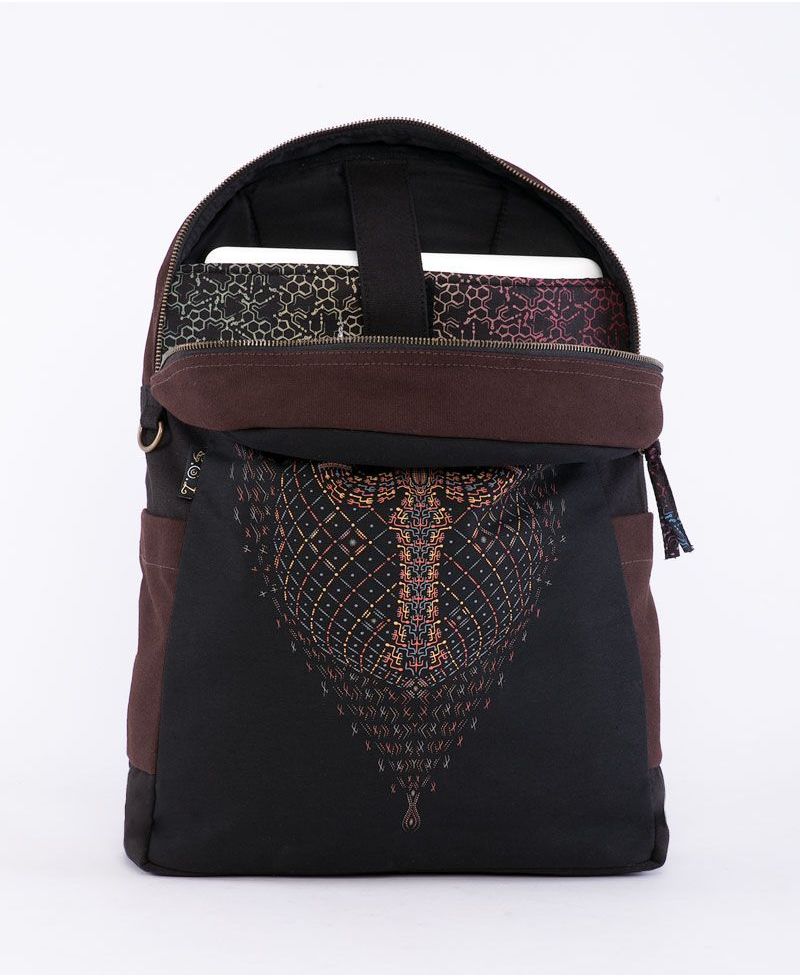Trishula Backpack - Round - Brown