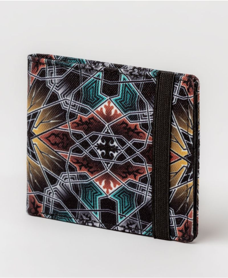 psychedelic mens wallet slim