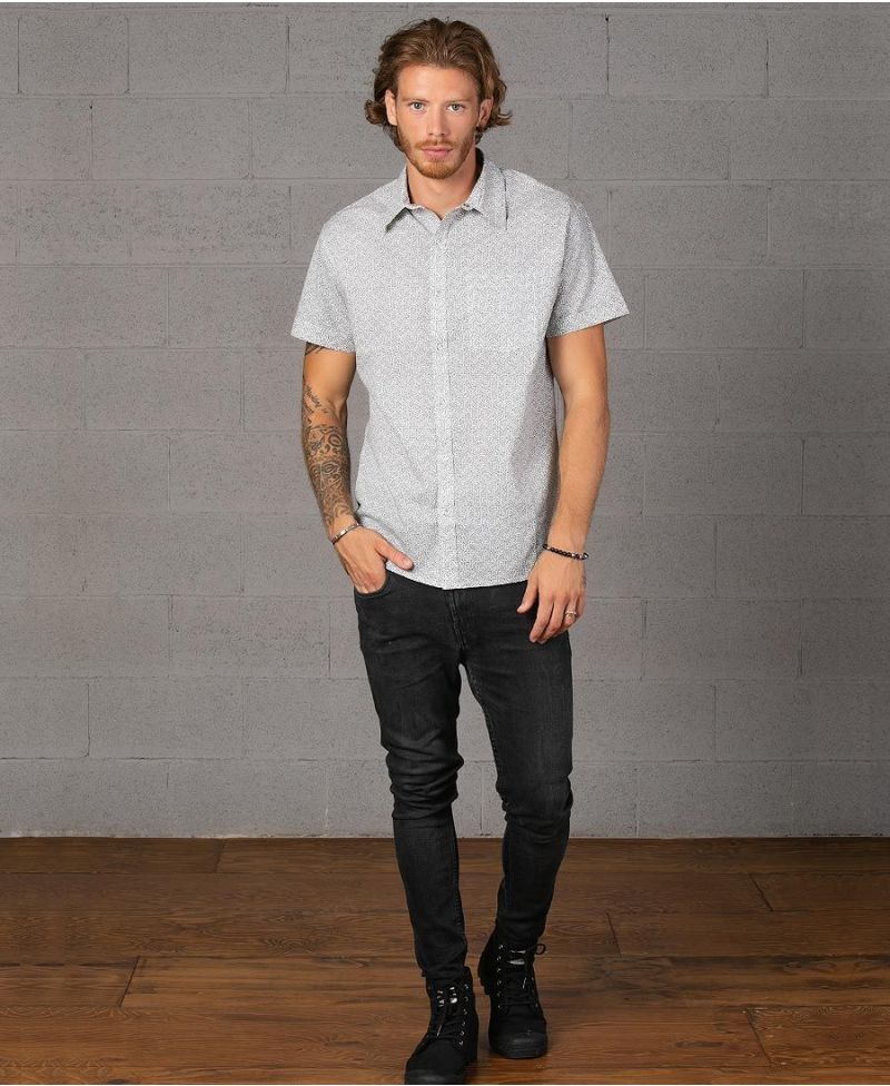 Atomic Button Shirt ➟ White