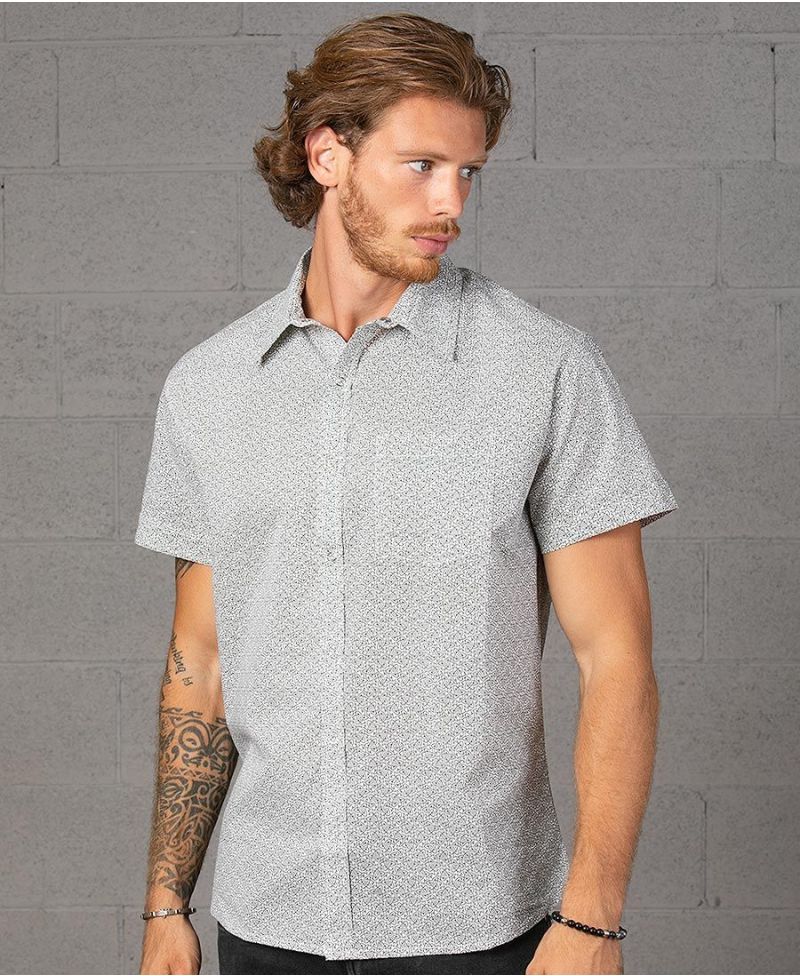 Atomic Button Shirt ➟ White