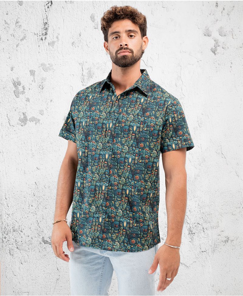 Aztex Button Shirt