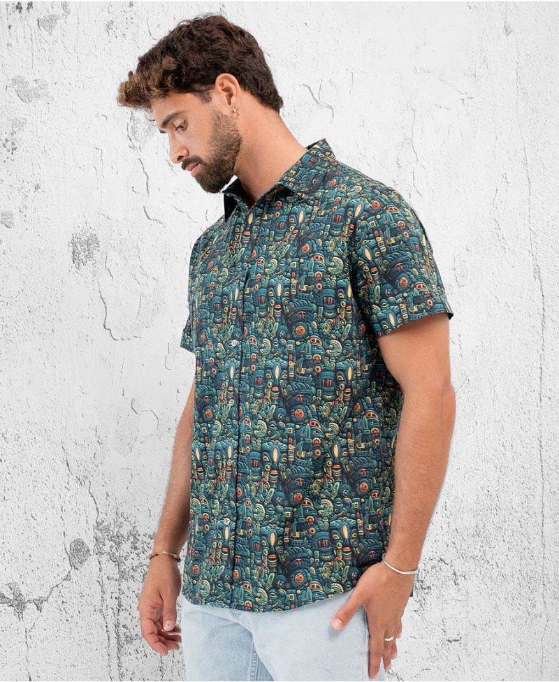 Aztex Button Shirt