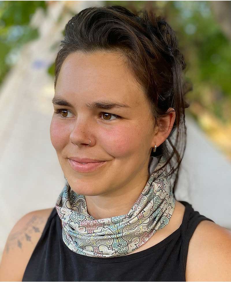 Multifunctional Bandana ➟ Shipibo Kené 