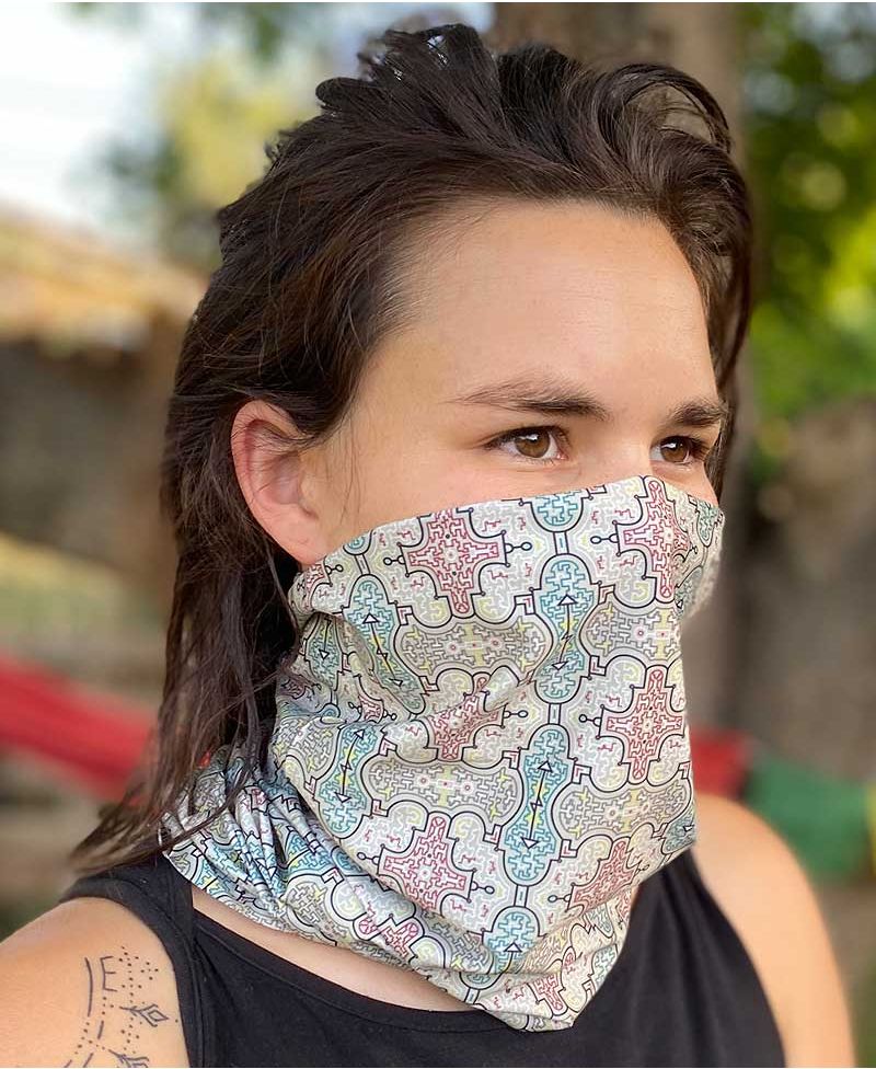 Multifunctional Bandana ➟ Shipibo Kené 