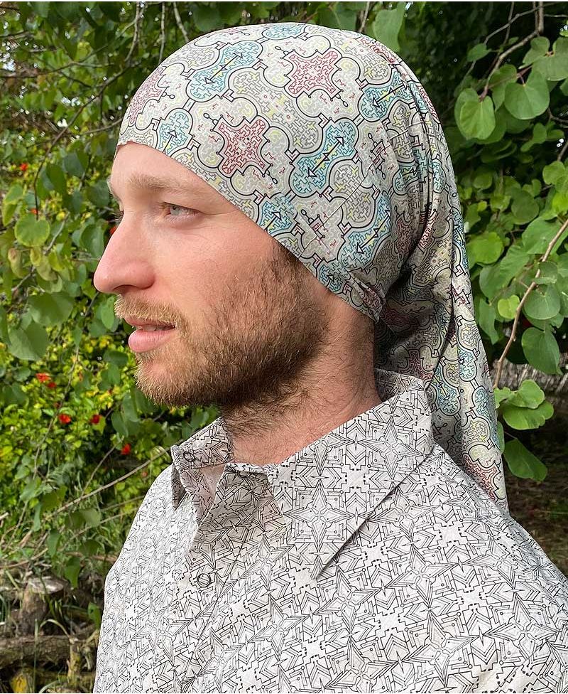 Multifunctional Bandana ➟ Shipibo Kené 