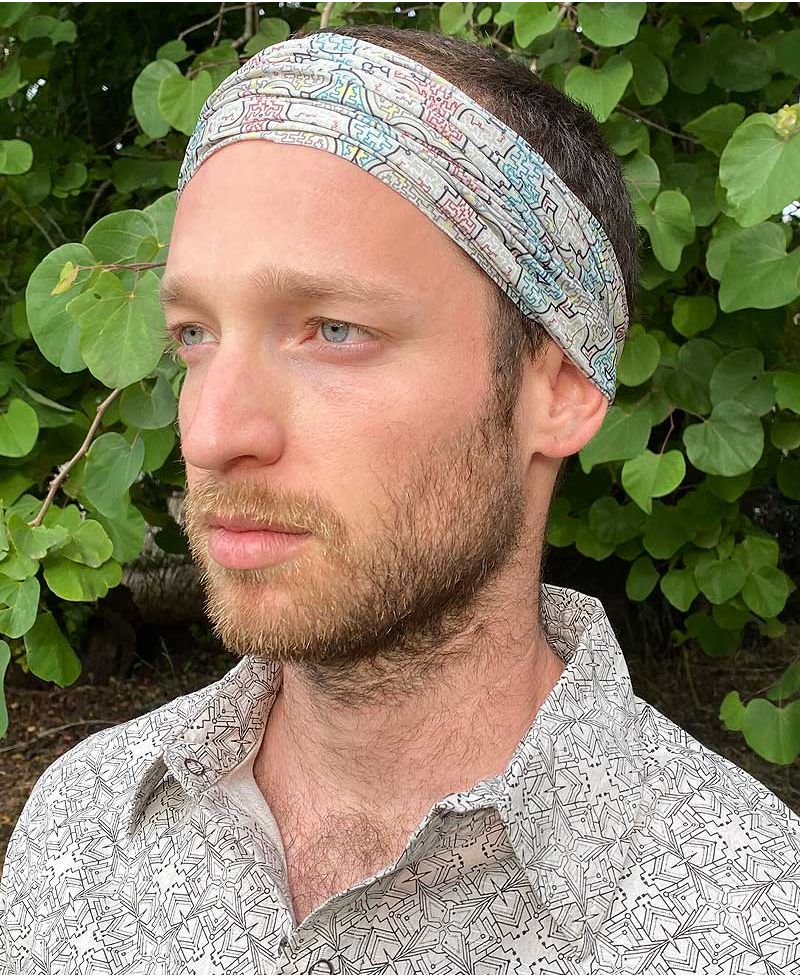 Multifunctional Bandana ➟ Shipibo Kené 