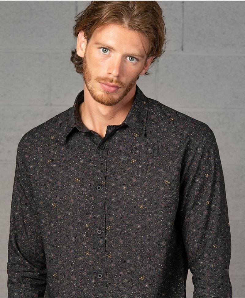 Beez Button Shirt- Long Sleeve