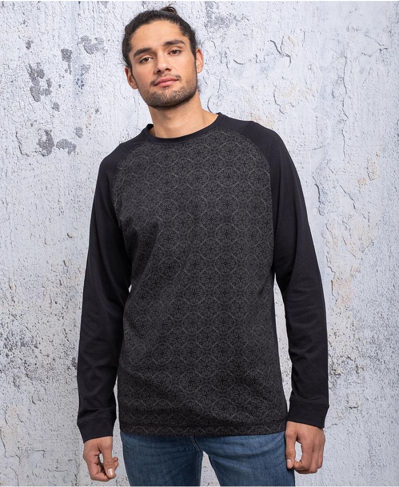 Squarcle Long Sleeve T-shirt ➟ Black