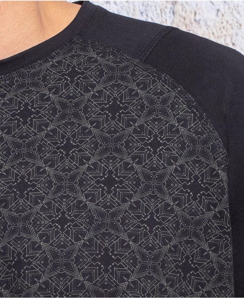 Squarcle Long Sleeve T-shirt ➟ Black