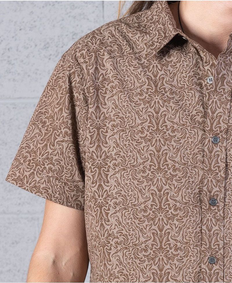 Maal  Button Shirt ➟ Brown