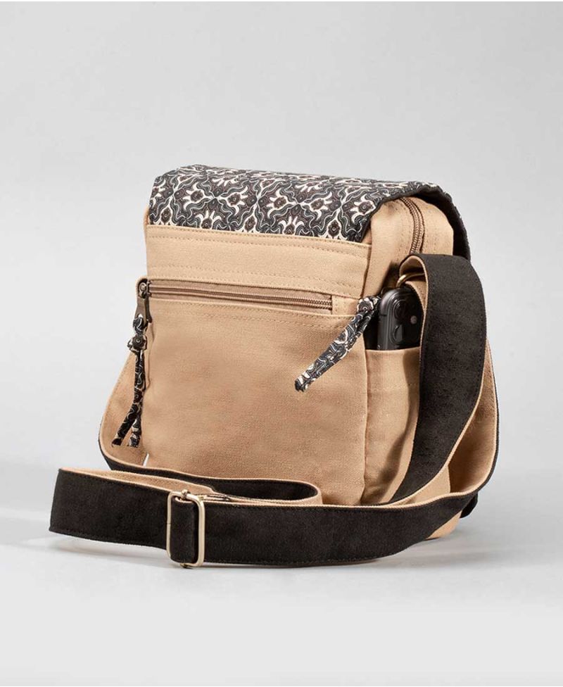 Hamsa CrossBody Bag / Stone