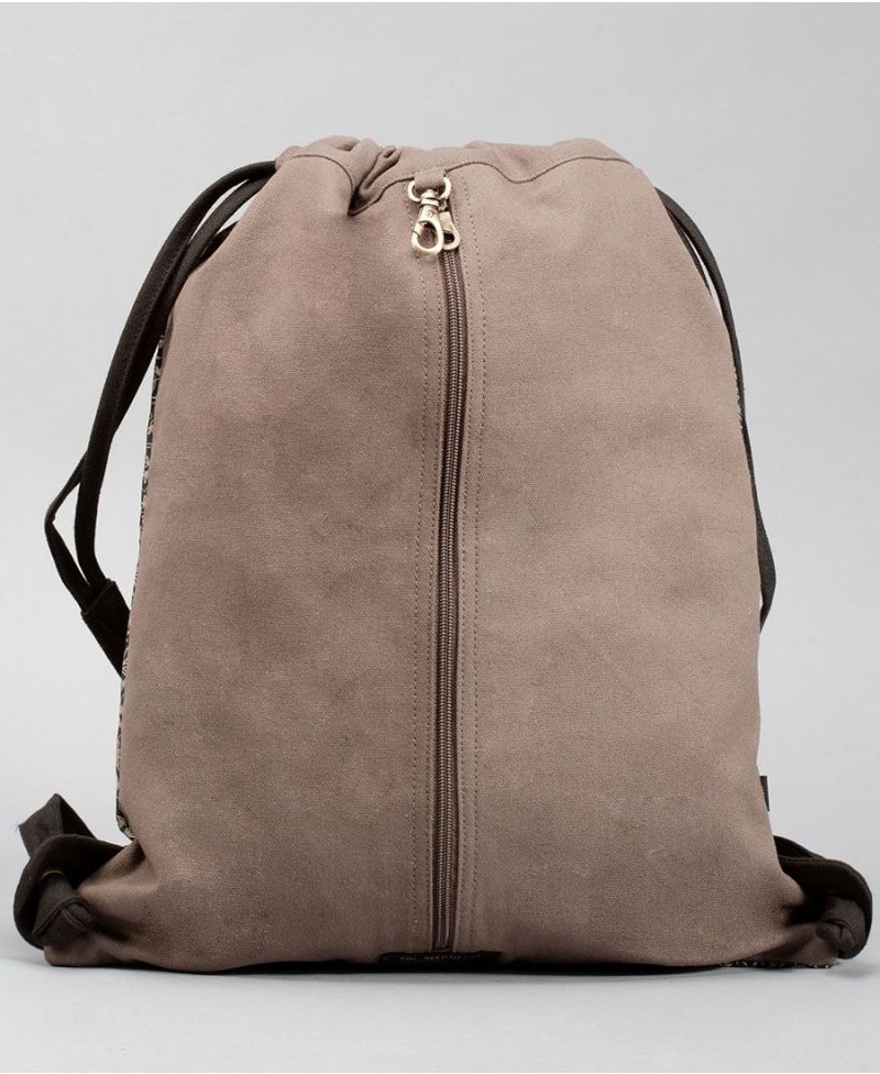 Hempi Drawstring Backpack ➟ Grey 