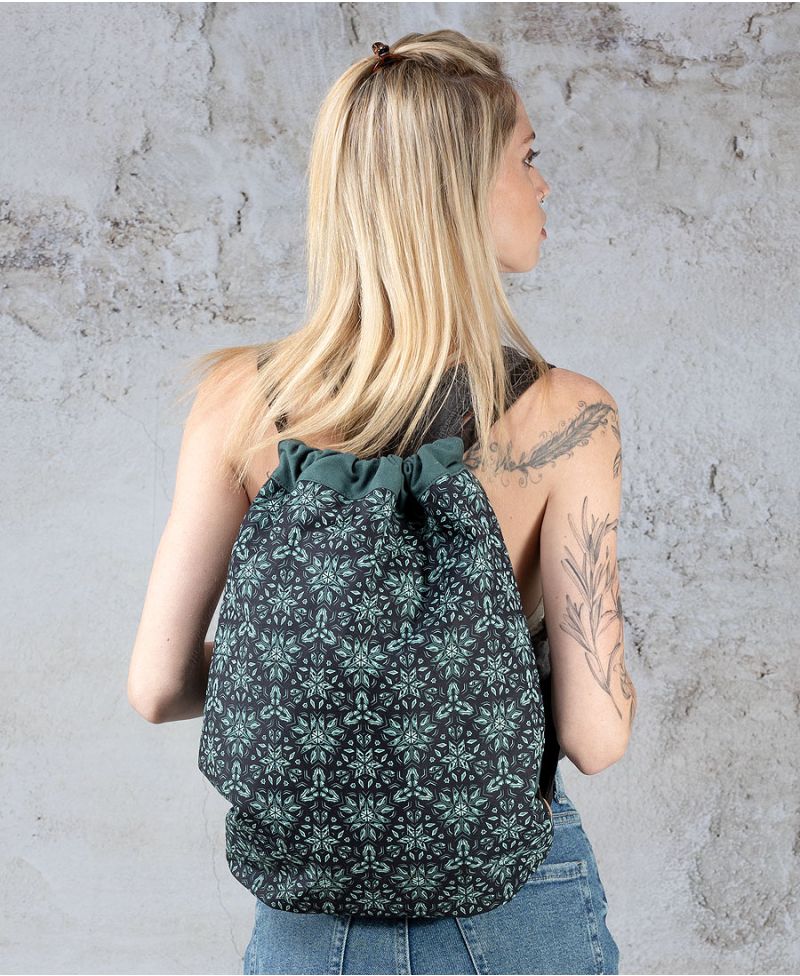 Optisomex Drawstring Backpack ➟ Blue 