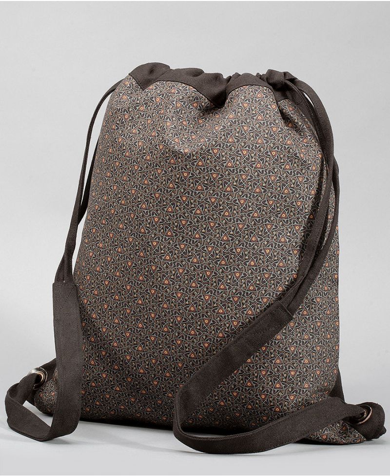 Atomic Drawstring Backpack ➟ Black 