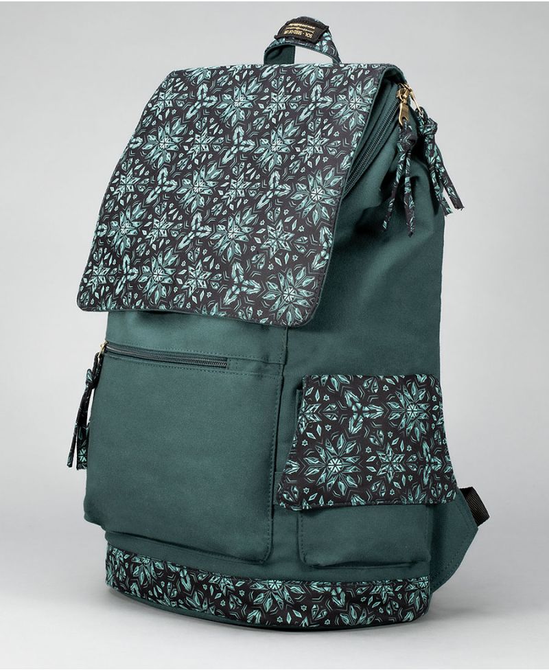 Canvas laptop backpack 15.6 inch boho hippie 