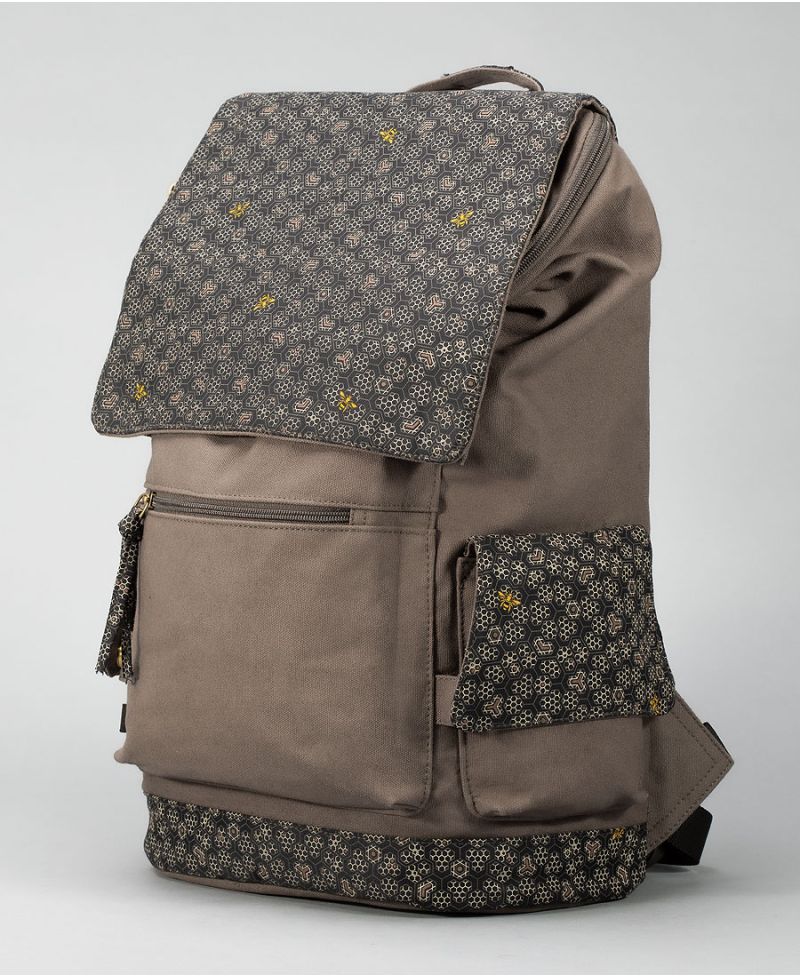 Square canvas backpack sale