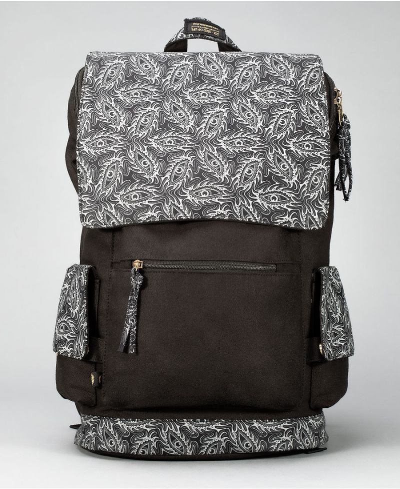 psychedelic backpack for laptop vegan 