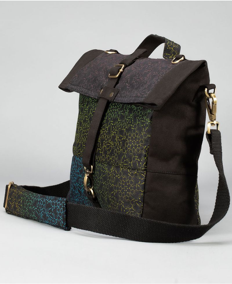 LSD Molecule Messenger Bag / NEW