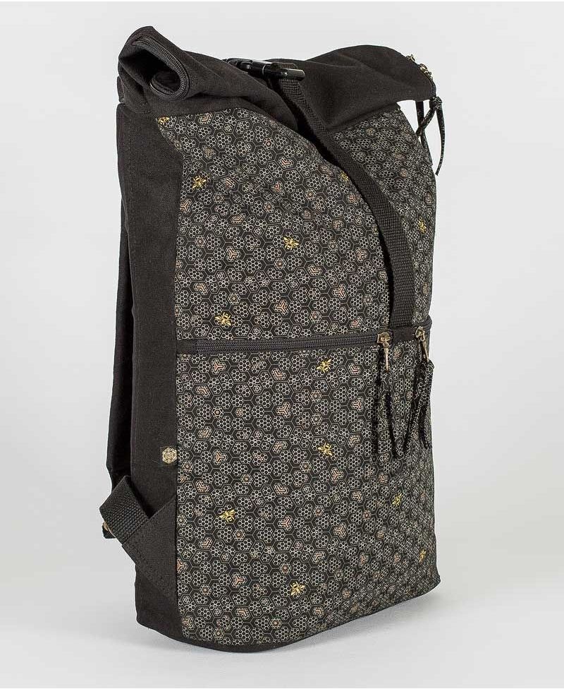 Bees Roll-Top Backpack 25L