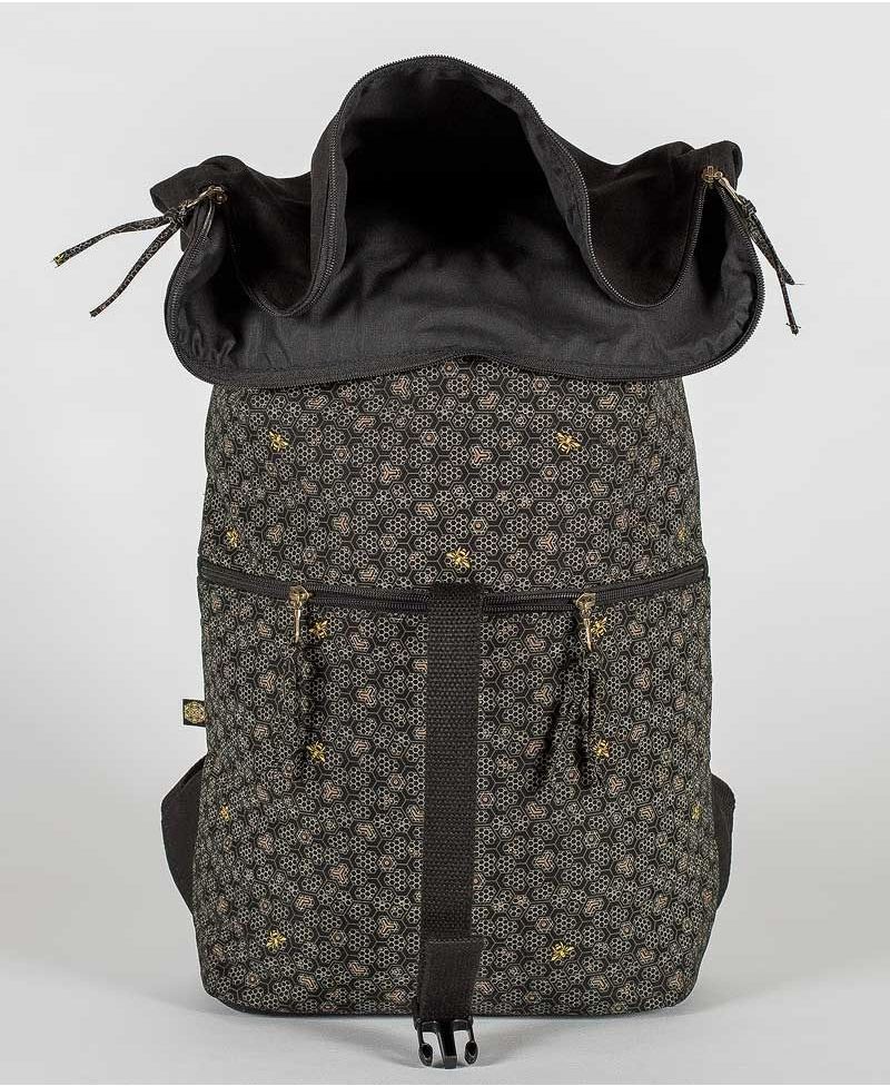 Bees Roll-Top Backpack 25L