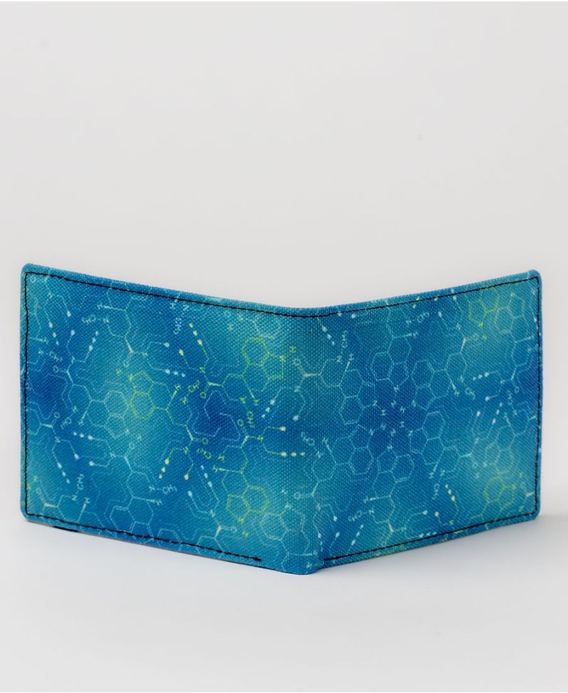 LSD Molecule Mens Slim Wallet