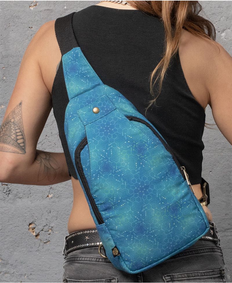 LSD Molecule Sling Bag