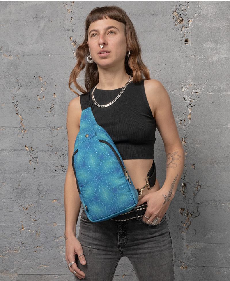 LSD Molecule Sling Bag