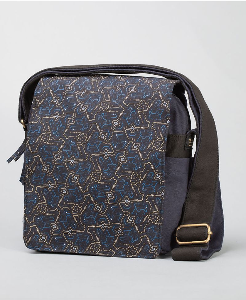 Men crossbody canvas bag 