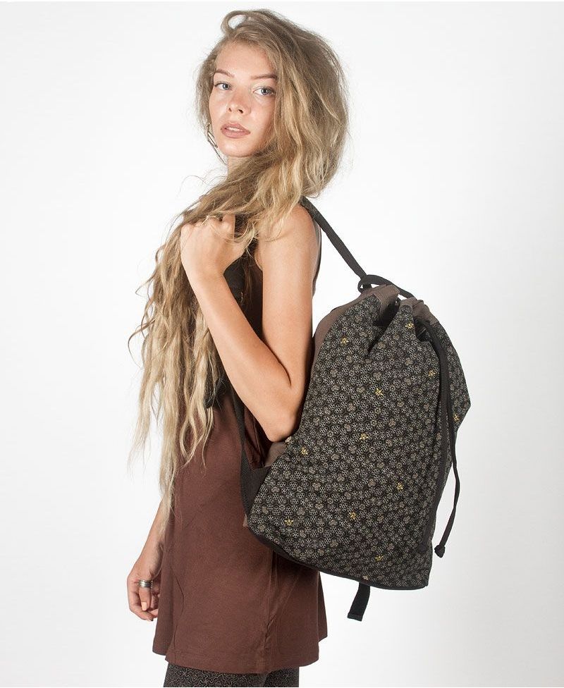 Bees ➟ Padded Straps Drawstring Backpack 
