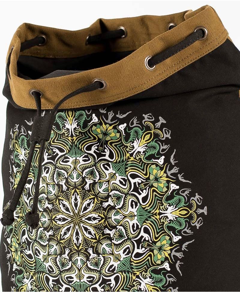 Lotusika ➟ Padded Straps Drawstring Backpack 