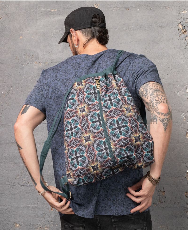 Arabesque Drawstring Backpack