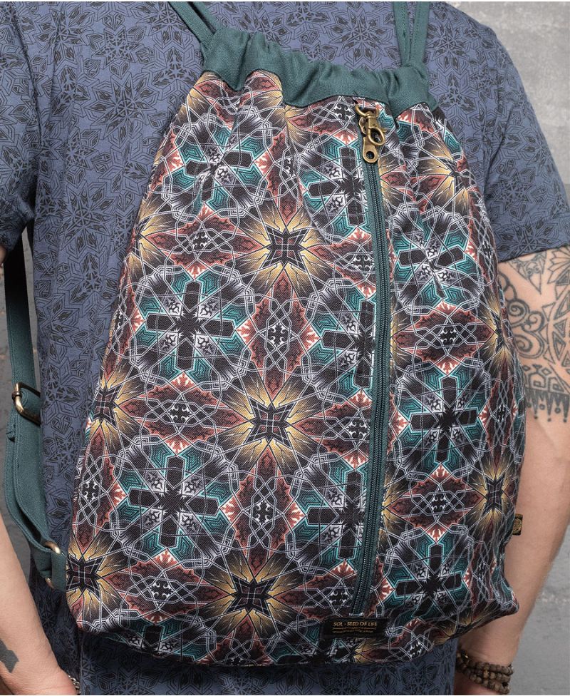 Arabesque Drawstring Backpack