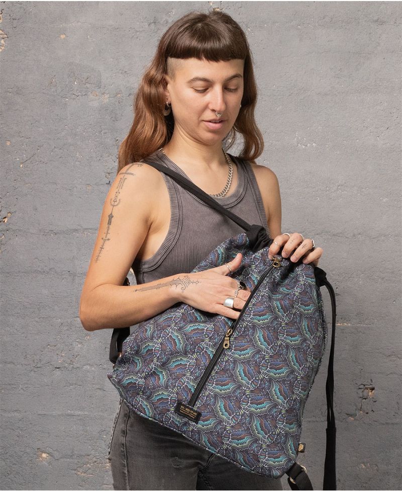 Faceat Drawstring Backpack