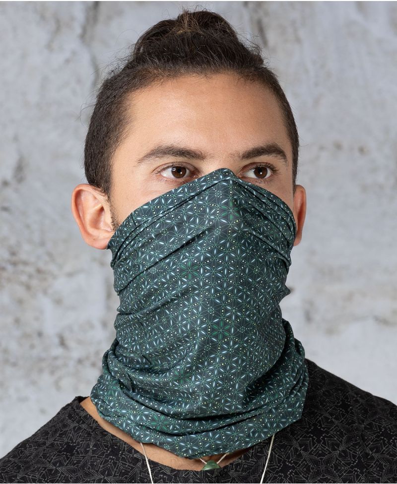 Multifunctional Bandana ➟ Seeds / Green