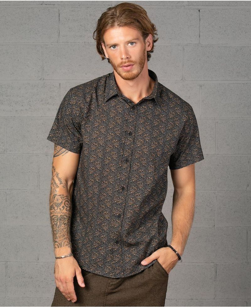Peach polo button down deals