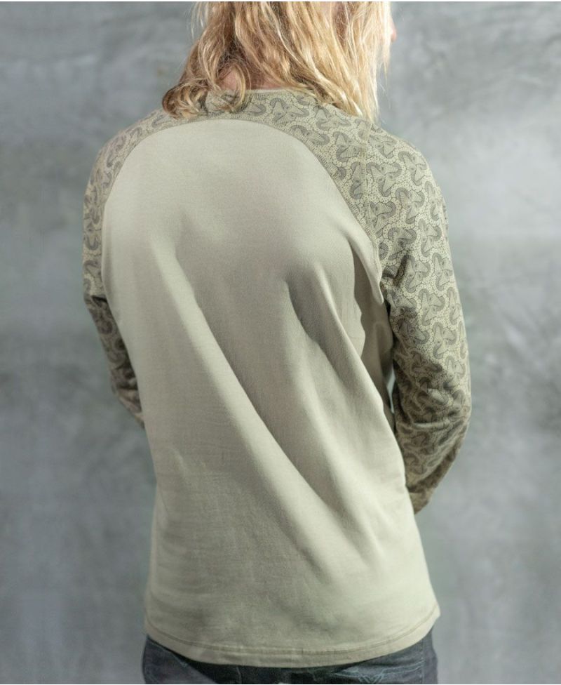 Fungi Long Sleeve T-shirt ➟ Beige