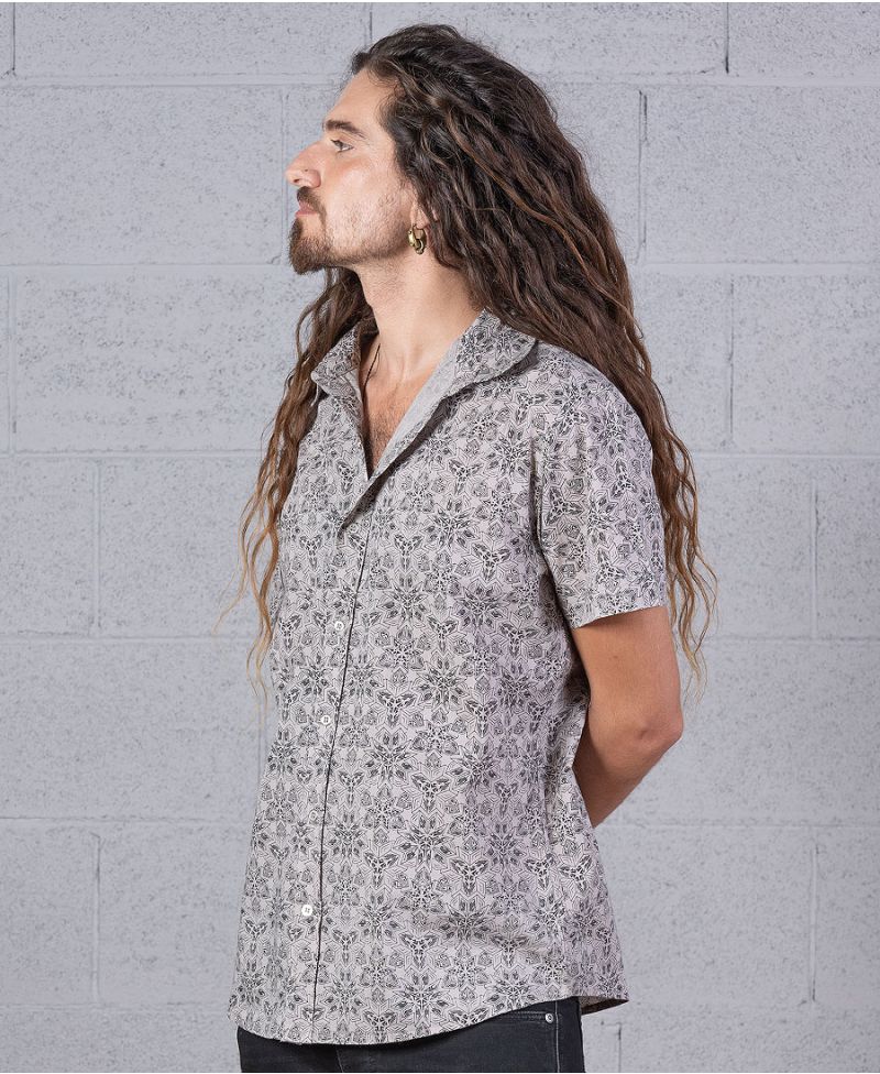 Optisomex Button Shirt ➟ Grey