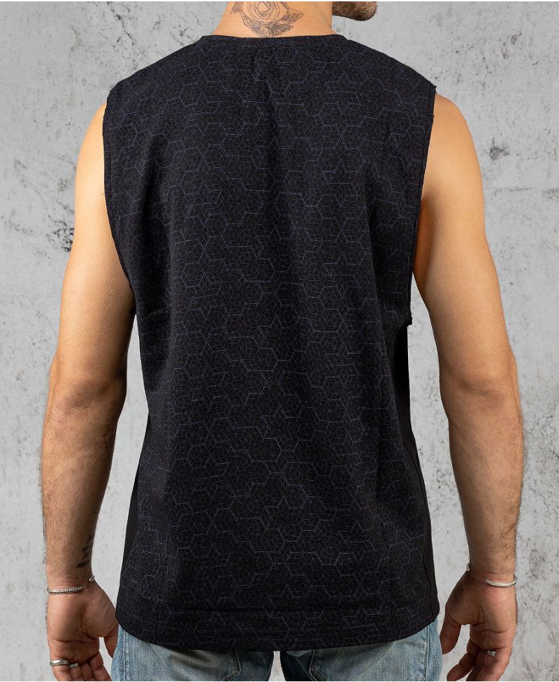 Kubic Tank Top ➟ Black