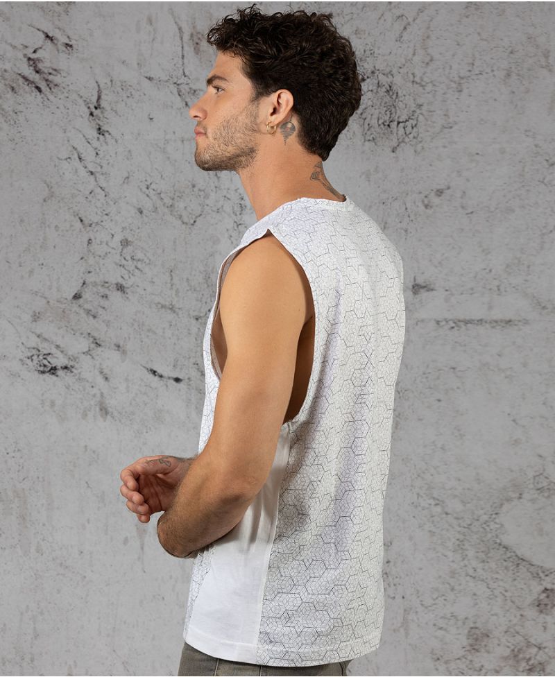 Kubic Tank Top ➟ White